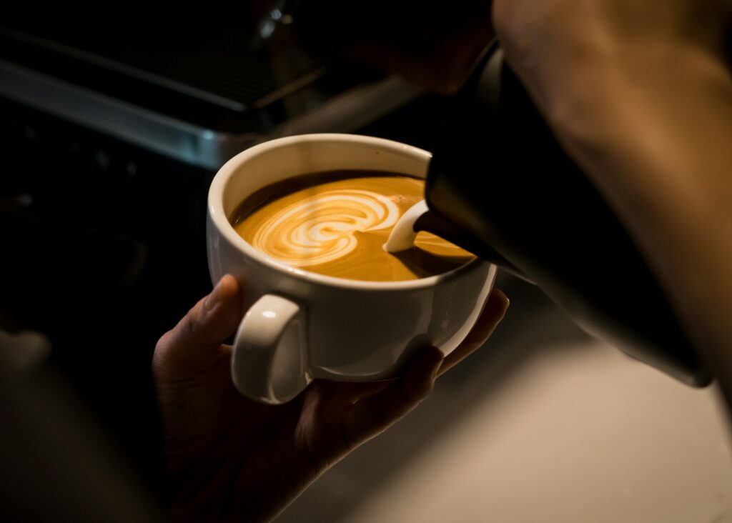 A cafe counter setting suggesting part-time work